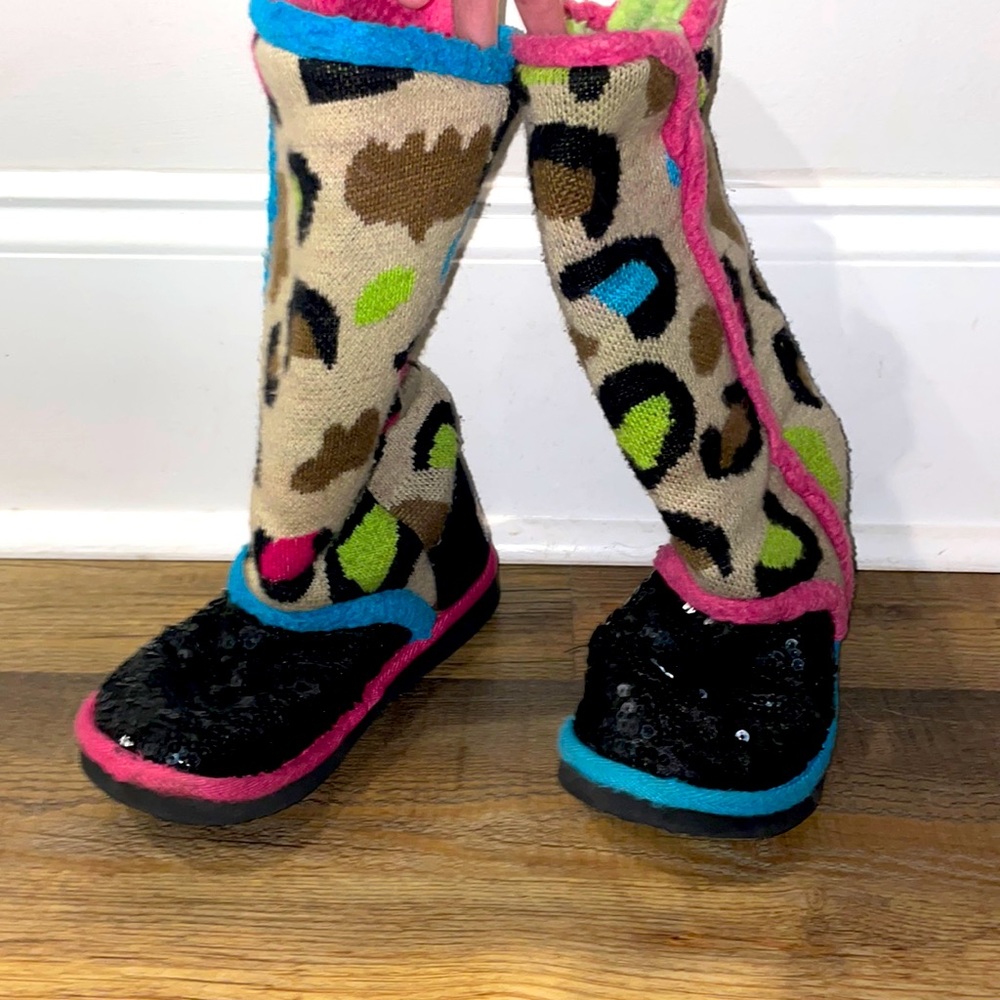 Little Miss Matched Girls size 2 boots